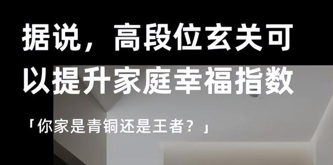 bsports必一体育入户谁家还放鞋架？太落伍！推荐9种大气又实用的入户储物设计(图1)